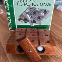 Tic-Tac-Toe handcrafted hardwood game - checked