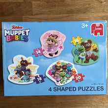Jumbo 4 shaped jigsaw puzzles - "Disney, Muppet Babies" - unused