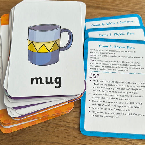 Songbirds Phonic Games flashcard game from M&S - checked