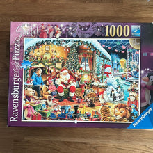 Ravensburger 1000 piece jigsaw puzzle "Let's visit Santa" - checked