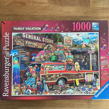 Ravensburger 1000 piece jigsaw puzzle "Family Vacation" - checked