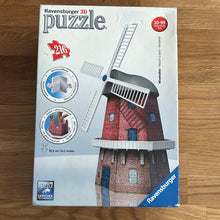 Ravensburger 216 piece 3D jigsaw puzzle "Windmill" - checked