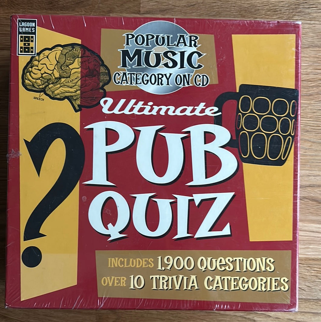 Ultimate Pub Quiz CD Game 