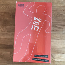 Who Did It? Board Game by Marks & Spencer - unused