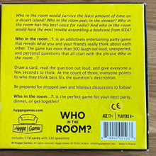 Who In The Room Party Game Cards - checked