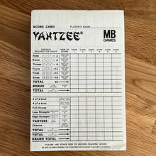 Yahtzee Score Pad 1976 vintage boxed - checked