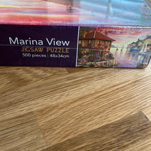 Corner Piece 500 piece Jigsaw Puzzle - "Marina View". Unused