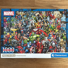 Clementoni 1000 piece Impossible Jigsaw Puzzle "Marvel" - checked