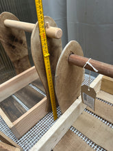 Trug with wooden carry handle, made from reclaimed softwood. Untreated. 0096 1879