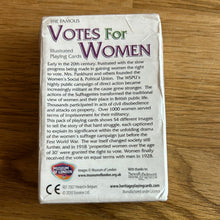 Votes for Women Pack of Illustrated Playing Cards - unused