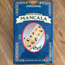 Wooden folding Mancala board game - checked