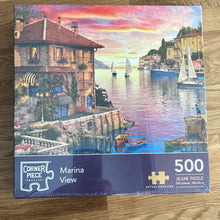 Corner Piece 500 piece Jigsaw Puzzle - "Marina View". Unused