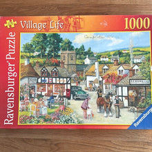 Ravensburger 1000 piece jigsaw puzzle "Village Life". Checked