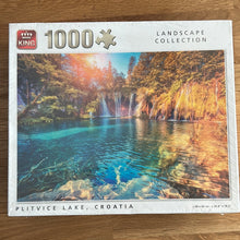 King 1000 piece jigsaw puzzle "Plitvice Lake, Croatia" - unused