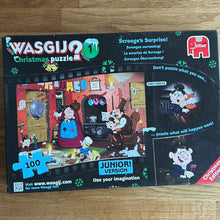 WASGIJ Junior Version Christmas 1 jigsaw puzzle 100 pieces "Scrooge's Surprisel!" - checked