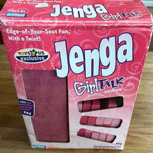 Jenga game "Girl Talk Edition" - 1 piece missing