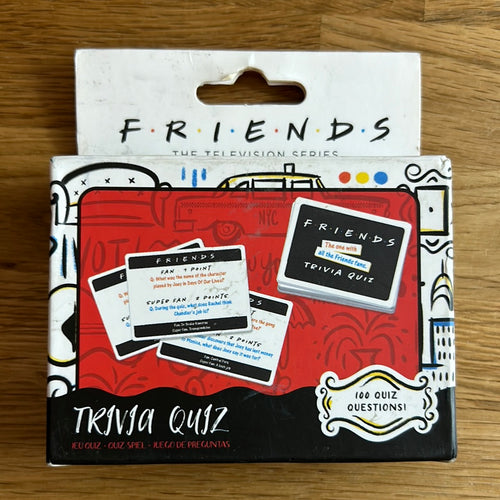 Friends Trivia Quiz Cards - checked