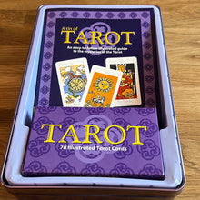 A Tin of Tarot - 78 cards with full-colour 64 page book - checked