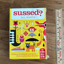 Sussed? "All Sorts" card game - checked