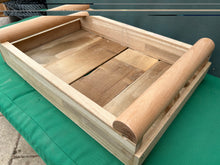 Carry box made from reclaimed hardwood. Untreated. 2131 4903
