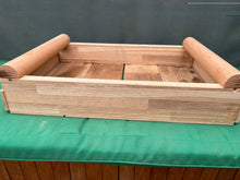 Carry box made from reclaimed hardwood. Untreated. 2131 4903