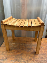 Wooden "Shogun style" stool made from oak and ash. Oiled. 5406 8055