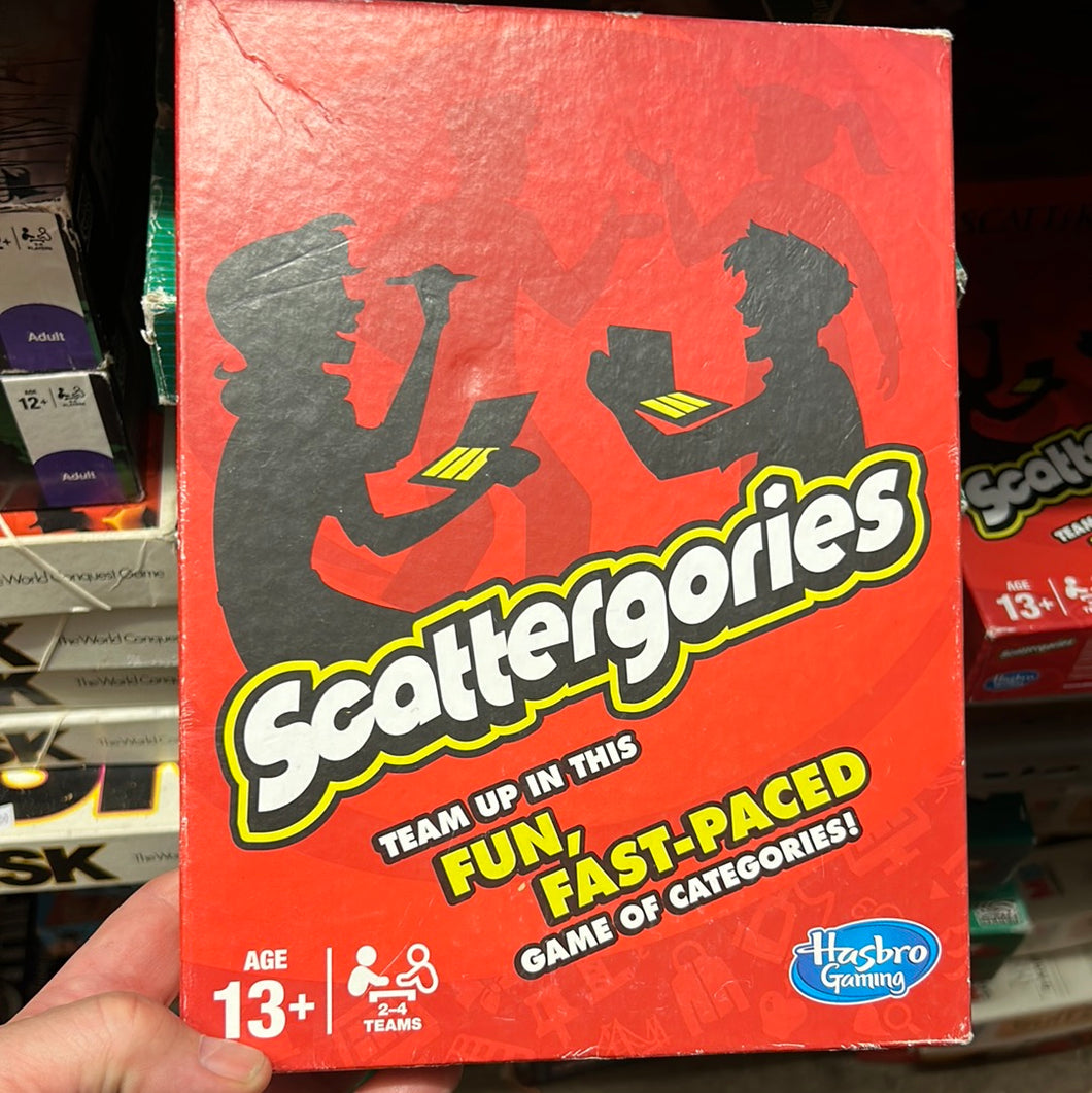 Scattergories game (Hasbro)