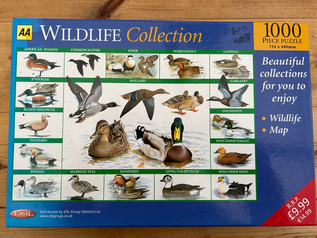 AA jigsaw puzzle - Wildlife Collection. 1000 pieces 