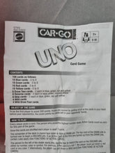 Uno Car-Go game - checked