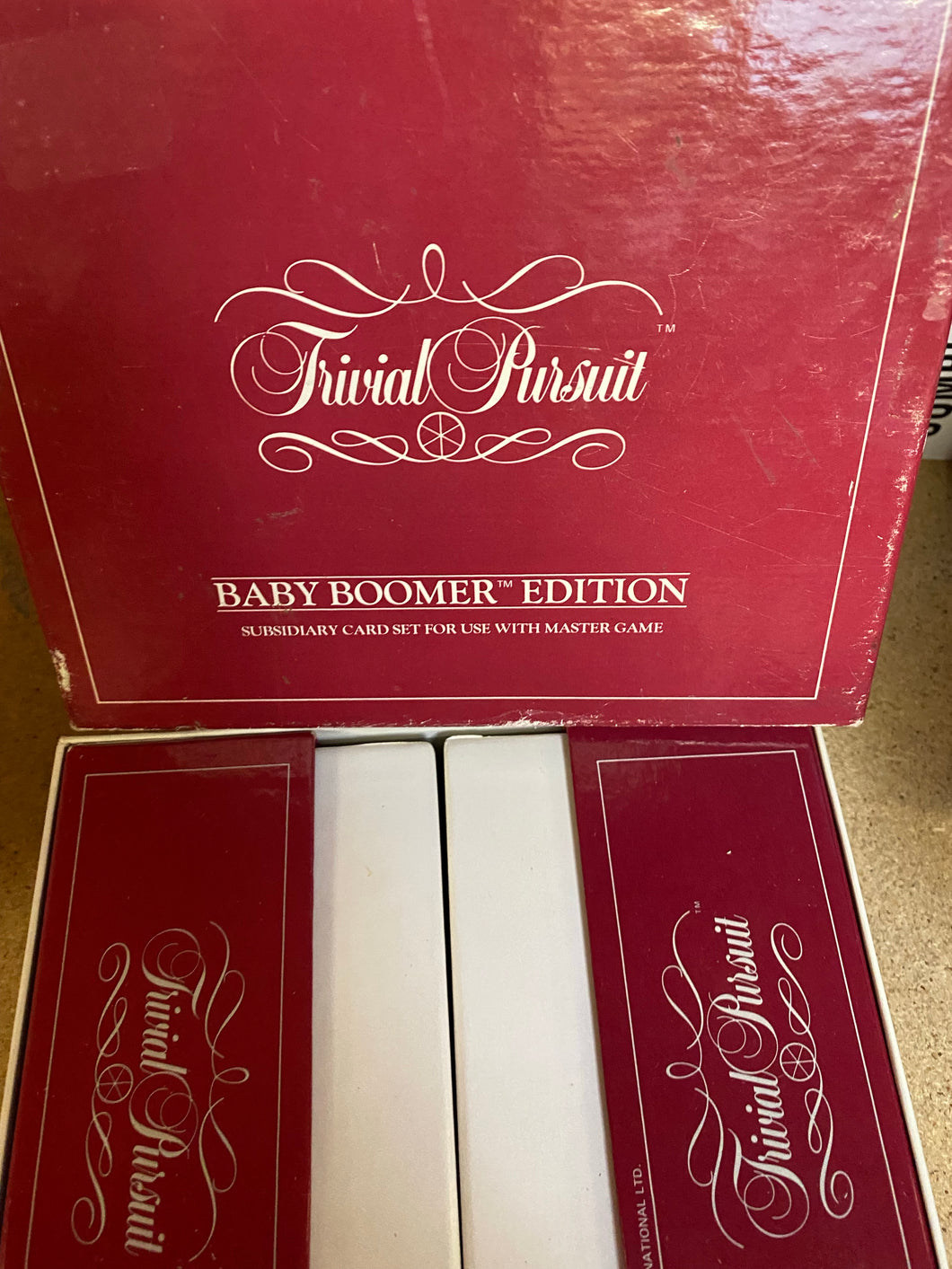 Trivial PURSUIT Baby Boomer Edition subsidiary card set