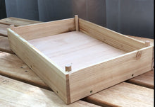 Shallow tray made from reclaimed wood. Untreated. 3427 3879