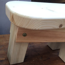 Milking stool made from reclaimed timber. Untreated. 5578 6583