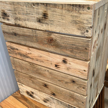 Storage box made from reclaimed softwood, Apple Crate style. Untreated. 5200 6999