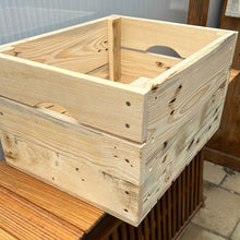 Storage box made from reclaimed softwood, Apple Crate style. Untreated. 5200 6999