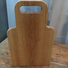 Wide oak chopping board with a "Mike Tyson" look. Oiled. 1619 9511